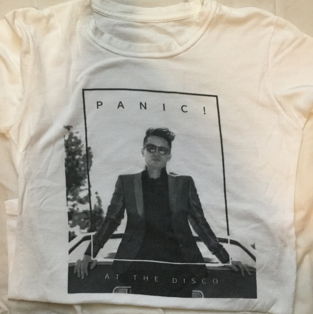 panic at the disco graphic tee